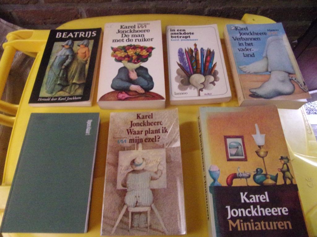 KAREL JONCKHEERE: 7 boeken, Boeken, Romans, Gelezen, België, Ophalen of Verzenden