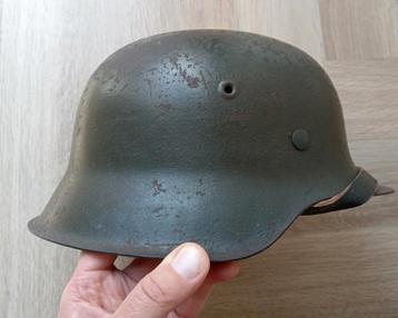 wo2 Duitse M42 SD Heer helm ckl 64 top LA GLEIZE  beschikbaar voor biedingen