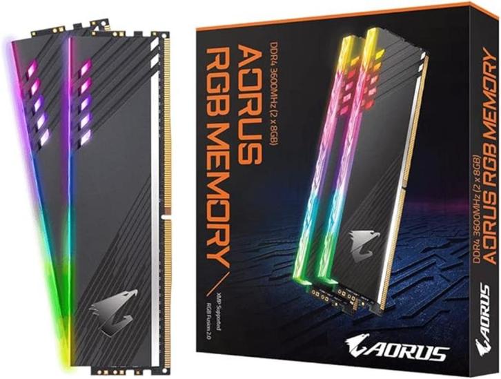 GIGABYTE 2x8 16G DDR4 3600mhz, Computers en Software, RAM geheugen, Zo goed als nieuw, Desktop, 16 GB, DDR4, Ophalen of Verzenden