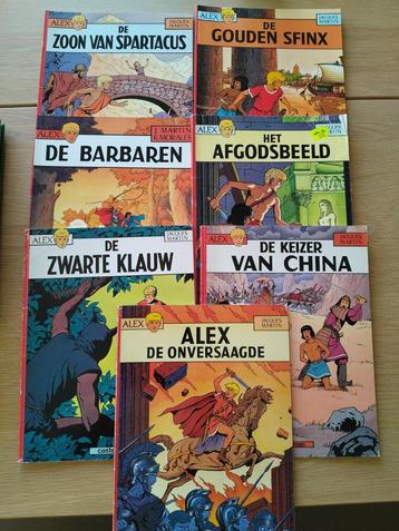 Strips Alex verschillende titels beschikbaar voor biedingen