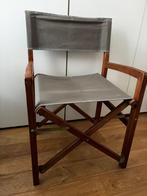 Teak Regisseursstoel  - 9 Stuks Beschikbaar, Huis en Inrichting, Stoelen, Ophalen, Bruin, Metaal, Regisseursstoel