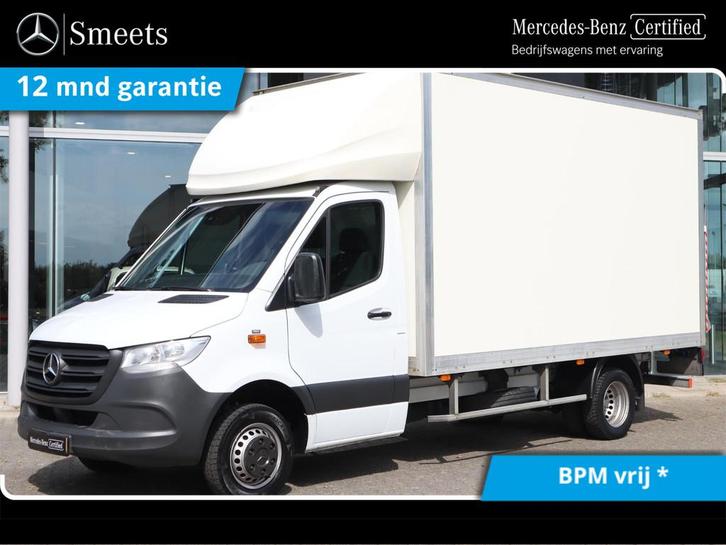 Mercedes-Benz Sprinter 516 CDI LAADBAK + LAADKLEP, Auto's, Bestelwagens en Lichte vracht, Bedrijf, Te koop, Used 1. Bestelwagens met ervaring.