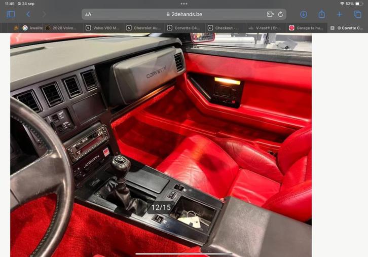 Corvette C4 cabrio, Auto's, Chevrolet, Particulier, Corvette, Airconditioning, Alarm, Boordcomputer, Cruise Control, Lederen bekleding