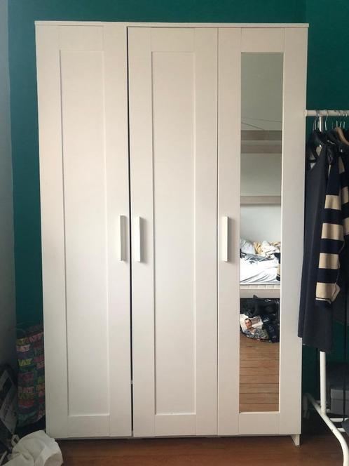 Ikea klerenkast brimnes kast met spiegeldeur, Huis en Inrichting, Kasten | Kleerkasten, Zo goed als nieuw, 150 tot 200 cm, 150 tot 200 cm