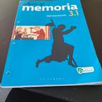 Memoria 3.1 Leerwerkboek (incl. Historische verhalen en Pelc, Boeken, Ophalen, Zo goed als nieuw, Nederlands