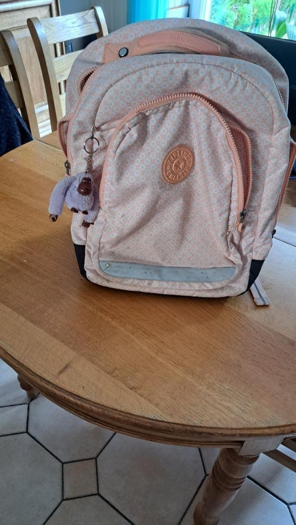 Sac à dos Kipling blanc/orange, Handtassen en Accessoires, Tassen | Rugtassen, Gebruikt, Kipling, Ophalen