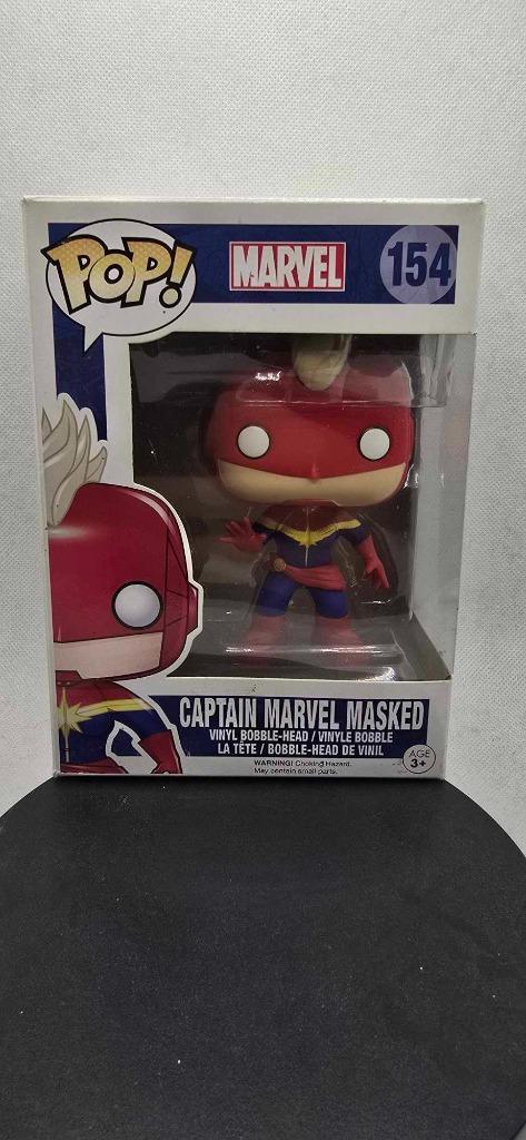 Funko Captain Marvel Masked, Verzamelen, Beelden en Beeldjes, Zo goed als nieuw, Fantasy, Ophalen of Verzenden