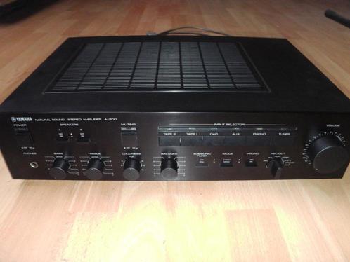 Yamaha A-500 2X75W zwarte stereo-audioversterker, Audio, Tv en Foto, Versterkers en Ontvangers, Gebruikt, Stereo, 60 tot 120 watt