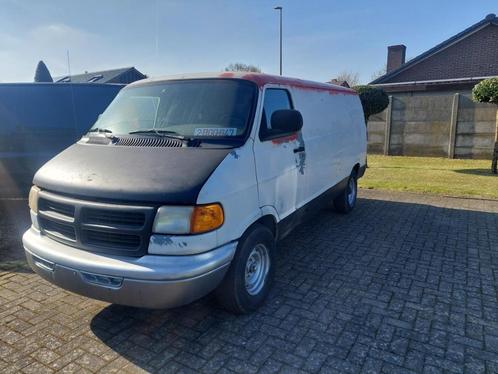 DODGE RAM 1500 V6 1999 project, Auto's, Dodge, Particulier, RAM 1500, Benzine, Euro 6, Overige carrosserie, Automaat, Wit, Blauw