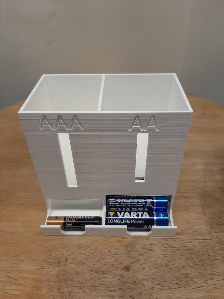 3D Print AAA & AA BatterijenHouder, Informatique & Logiciels, 3D Fournitures d'imprimante, Neuf, Enlèvement ou Envoi