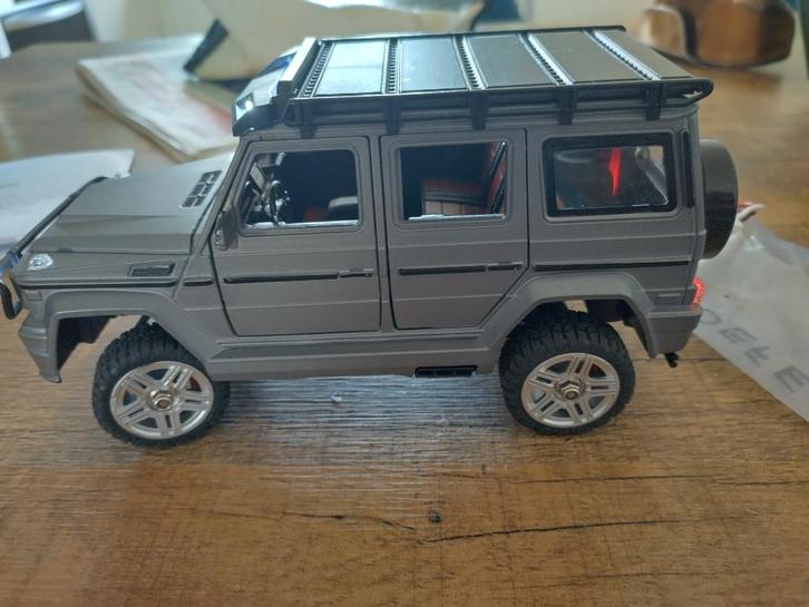 BRX24 Metal Scale Crawler 4WD 1:24 RTR antraciet, Hobby en Vrije tijd, Modelauto's | 1:24, Zo goed als nieuw, Auto, Ophalen of Verzenden