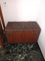 Vintage scheepskist/reiskoffer, Huis en Inrichting, Woonaccessoires | Kisten, Ophalen, Gebruikt