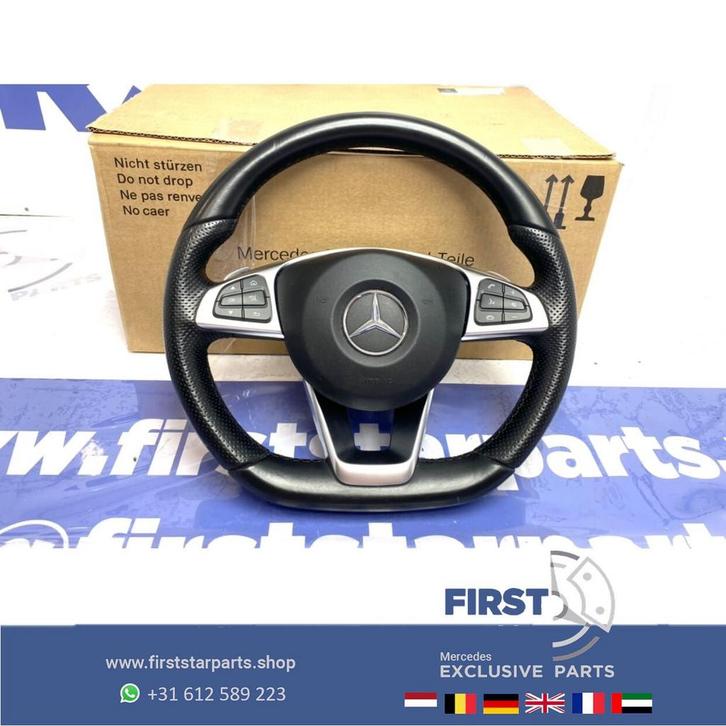 AMG STUUR + AIRBAG Mercedes A B C CLA CLS E GLA GLC GLE S Kl, Auto-onderdelen, Interieur en Bekleding, Mercedes-Benz, Gebruikt