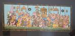 Toile orientale peinte à la main, 24 x 60 cm, Antiquités & Art, Art | Art non-occidental, Enlèvement