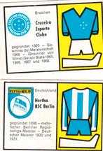 4 Chromos 1970 Football, Envoi, Comme neuf, Plusieurs images