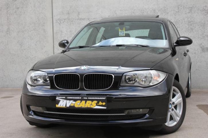 BMW 116i/5-Deur/Zwart, Auto's, BMW, Bedrijf, Te koop, 1 Reeks, ABS, Airbags, Airconditioning, Boordcomputer, Centrale vergrendeling