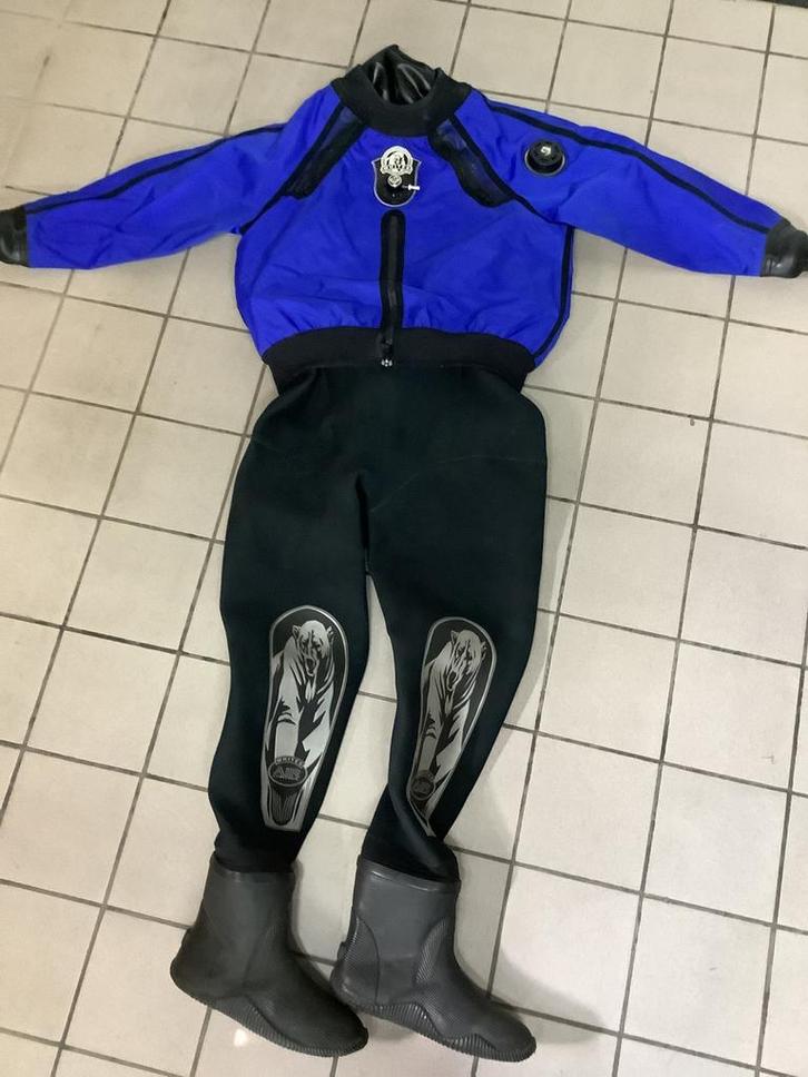 Droogpak + onderpak  XL, Watersport en Boten, Duiken, Zo goed als nieuw, Ophalen