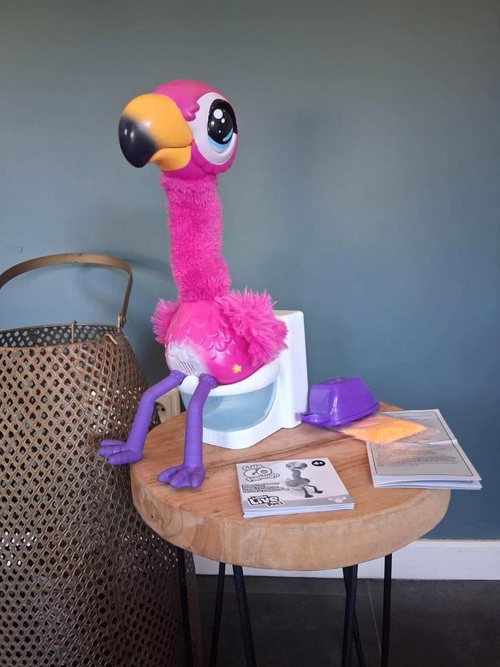 Little Live Pets GattoGo Flamingo, Kinderen en Baby's, Speelgoed | My Little Pony, Zo goed als nieuw, Ophalen of Verzenden