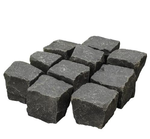 Kasseien Dark Basalt Vietnam 20x14x5-7cm gekloven., Tuin en Terras, Tegels en Klinkers, Nieuw, Klinkers, Keramiek, 10 m² of meer