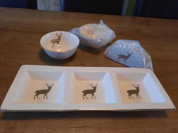 apero set / tapasschaal  / serviettehouder  beschikbaar voor biedingen