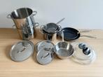 Set potten en pannen voor inductievuur, Huis en Inrichting, Keuken | Potten en Pannen, Ophalen, Overige materialen, Pannenset