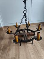 Kroonluchter met 6 lichtpunten, Huis en Inrichting, Lampen | Kroonluchters, Ophalen, Gebruikt, Metaal