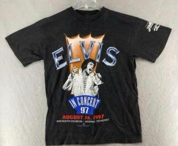 Elvis Presley T Shirt XL Memphis TN in Concert 1997 90s vtg beschikbaar voor biedingen