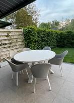 Ronde tafel en 6 stoelen Bristol, Tuin en Terras, Tuinsets en Loungesets, Ophalen, Gebruikt
