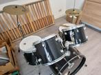 Compleet drumstel + drumstokken, Muziek en Instrumenten, Drumstellen en Slagwerk, Ophalen, Gebruikt, Overige merken