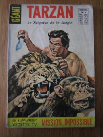 TARZAN The Lord of the Jungle tv-ster nr. 1 uit 1969.