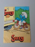 Autocollant Schtroumpf Suzy no 12, Verzamelen, Smurfen, Verzenden, Zo goed als nieuw, Overige Smurfen, Overige typen