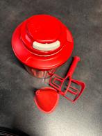 Tupperware Chef Extra Chef Supersonic Éminceur neuf, Enlèvement, Comme neuf, Rouge