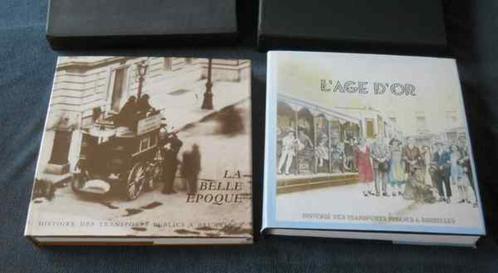 Histoire des transports publics à Bruxelles  (2 volumes), Boeken, Vervoer en Transport, Gelezen, Ophalen