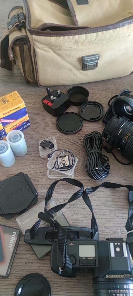 Canon AE-1 Program + lenzen + accessoires (complete set), Audio, Tv en Foto, Fotocamera's Analoog, Gebruikt, Canon, Ophalen