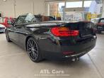BMW 420 D | CABRIO | LUXURY | CRUISE CONTROL | AUTOMAAT, Auto's, Achterwielaandrijving, 4 cilinders, Cabriolet, Zwart