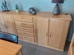 Eetplaats in lichte eik, Ophalen, Gebruikt, Tijdloos, 4 tot 6 stoelen