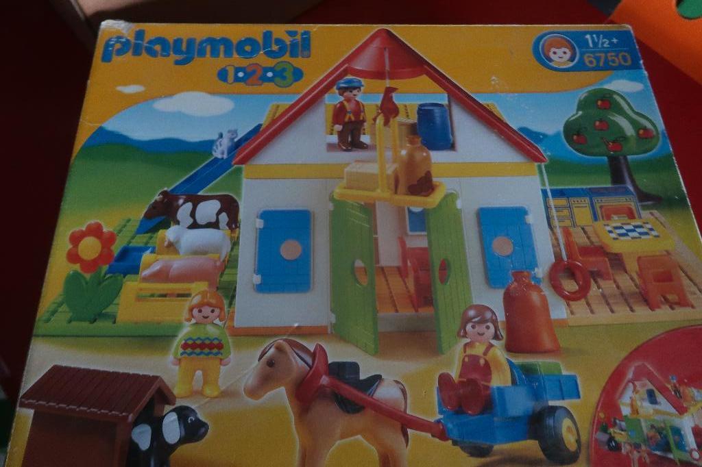 Lot Playmobil 123 La Grande Ferme (réf 6750) - Jouet D'éveil, Complet