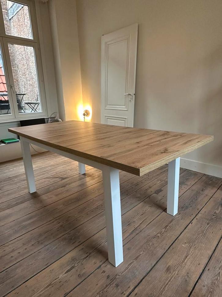 Eettafel JYSK, Huis en Inrichting, Tafels | Eettafels, Gebruikt, 50 tot 100 cm, 150 tot 200 cm, Vijf personen of meer, Rechthoekig