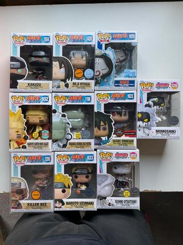 Lot funko pop naruto shippuden boruto-figuren te koop beschikbaar voor biedingen