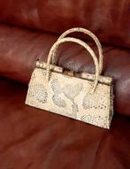Vintage Slangenleren Handtas, Handtassen en Accessoires, Tassen | Damestassen, Ophalen of Verzenden, Zo goed als nieuw, Handtas