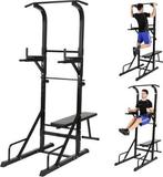 Training pull up & dip station, Sport en Fitness, Fitnessmaterialen, Ophalen, Gebruikt, Oprekstang