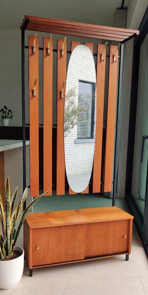 Prachtig vintage halmeubel / kapstokmeubel, Huis en Inrichting, Woonaccessoires | Kapstokken, Zo goed als nieuw, Ophalen of Verzenden