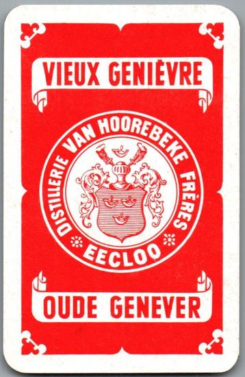 speelkaart - LK12248 - 2x Van Hoorebeke beschikbaar voor biedingen