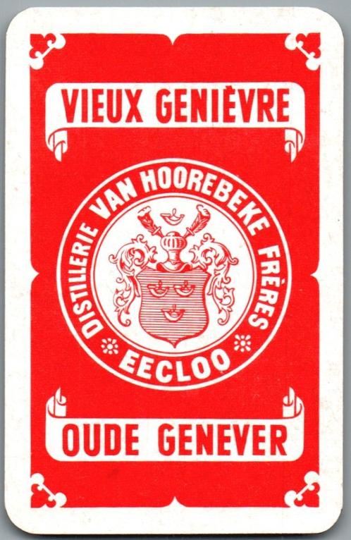 speelkaart - LK12248 - 2x Van Hoorebeke, Verzamelen, Speelkaarten, Jokers en Kwartetten, Zo goed als nieuw, Speelkaart(en), Verzenden