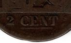 België : 2 Centimes 1835 Linkervoet bij N ontbreekt en onvol, Ophalen of Verzenden, Brons, Losse munt