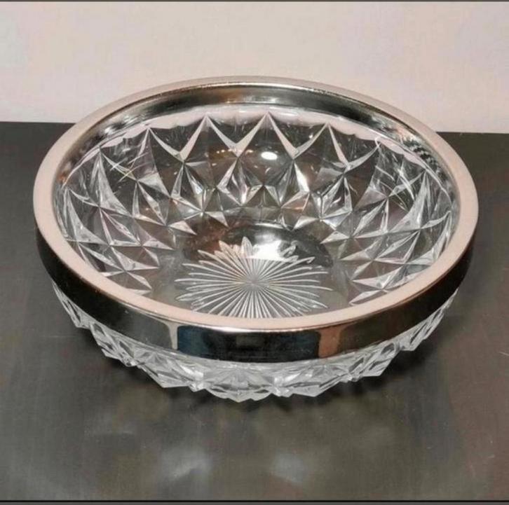 Kristallen coupe Val Saint Lambert, Antiek en Kunst, Antiek | Glaswerk en Kristal, Ophalen of Verzenden