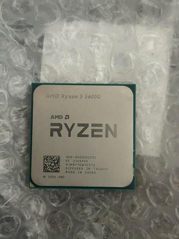 AMD Ryzen 5 5600g - 3.9 - 4.4GHz + Wraith Prism RGB beschikbaar voor biedingen