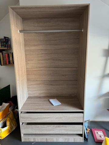 Garde robe couleur chene sans porte, Enlèvement
