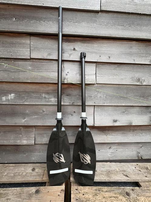Mitchell Blades Horizon carbon zeekajakpeddel 210-220cm, Watersport en Boten, Peddels, Zo goed als nieuw, Ophalen