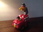 Fisher price brandweerauto met 2 figuurtjes, Ophalen of Verzenden
